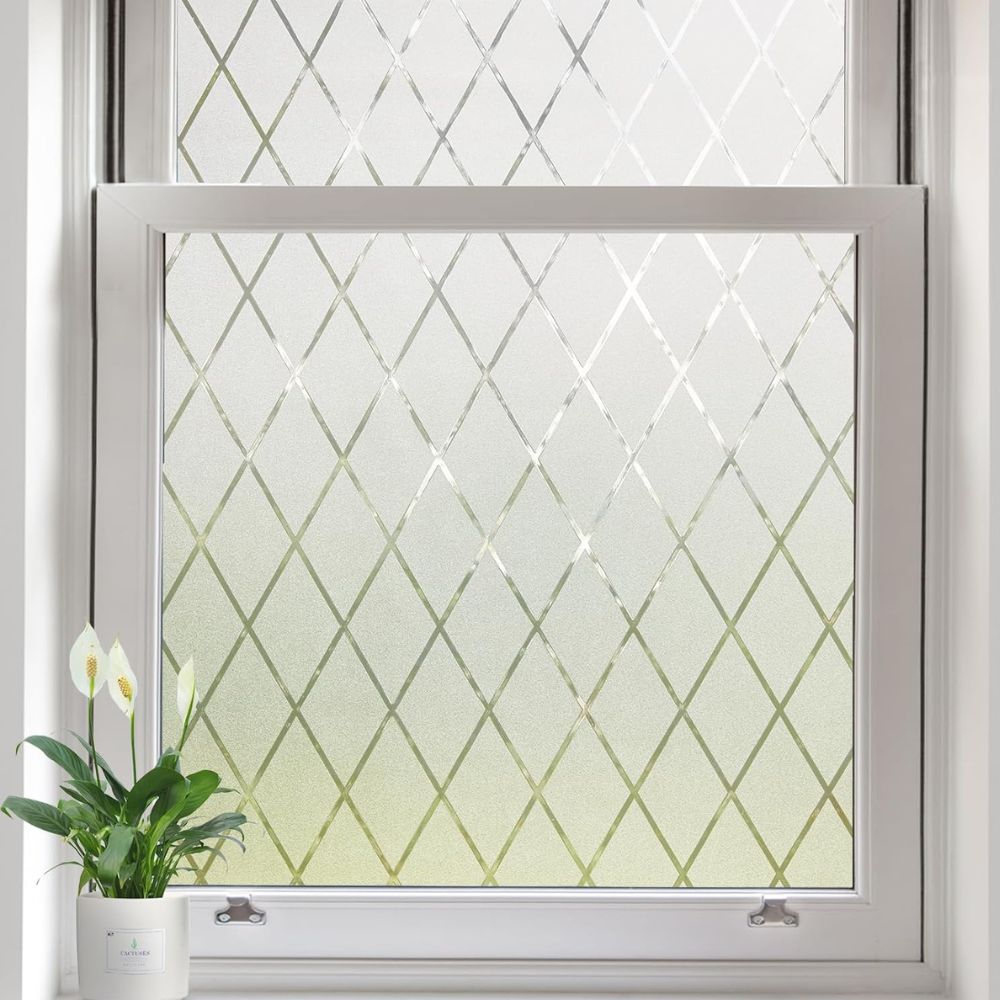 Window Privacy Film Frosted Glass Static Cling