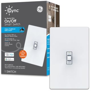 GE CYNC toggle-style smart switch no neutral wire
