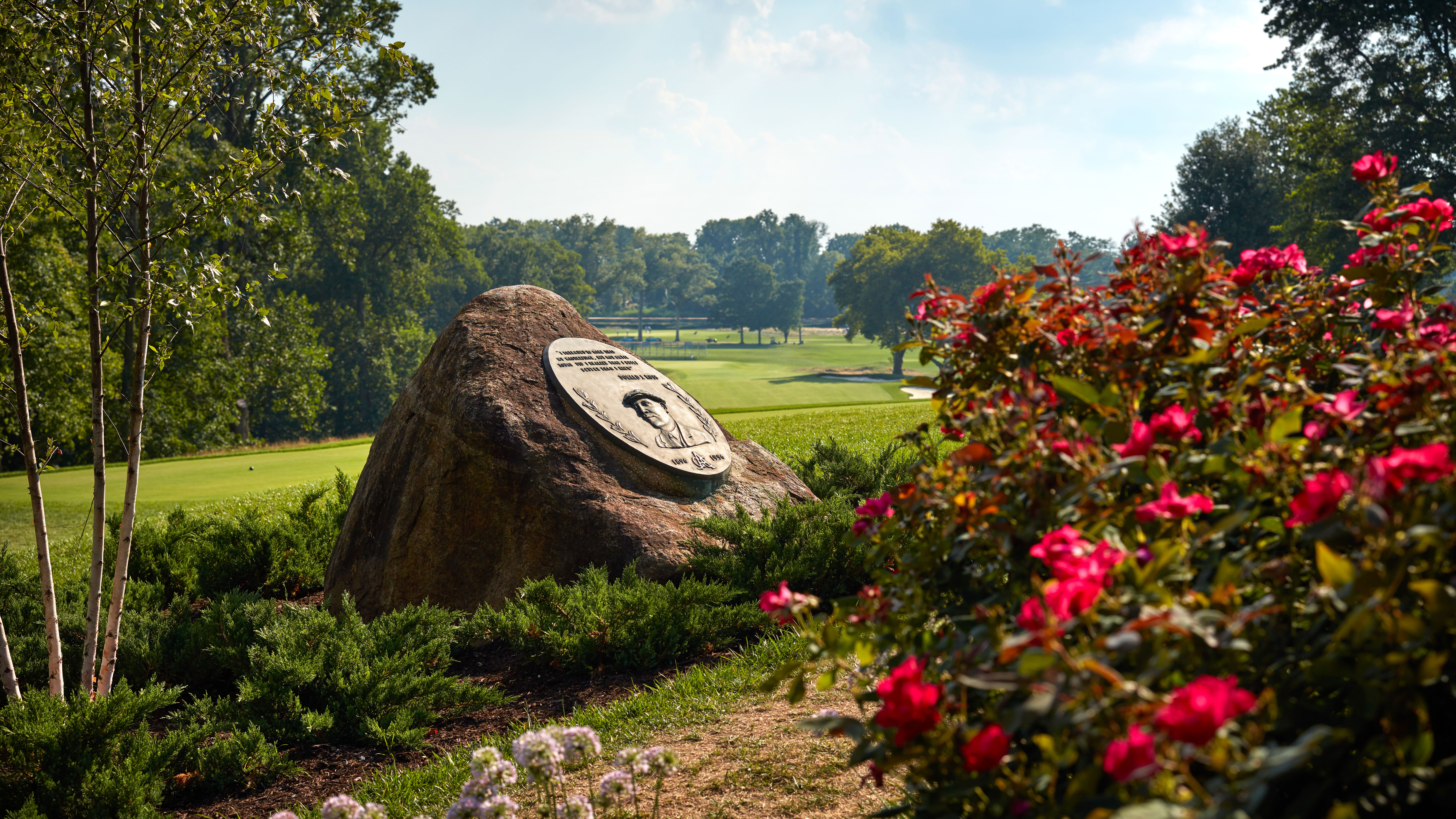 Donald Ross memorial at Aronimink Golf Club