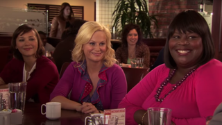 Parks and Rec screenshot from "Galentine's Day" episode