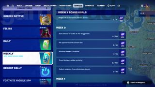 Weekly Fortnite Quests in Chapter 2 Remix