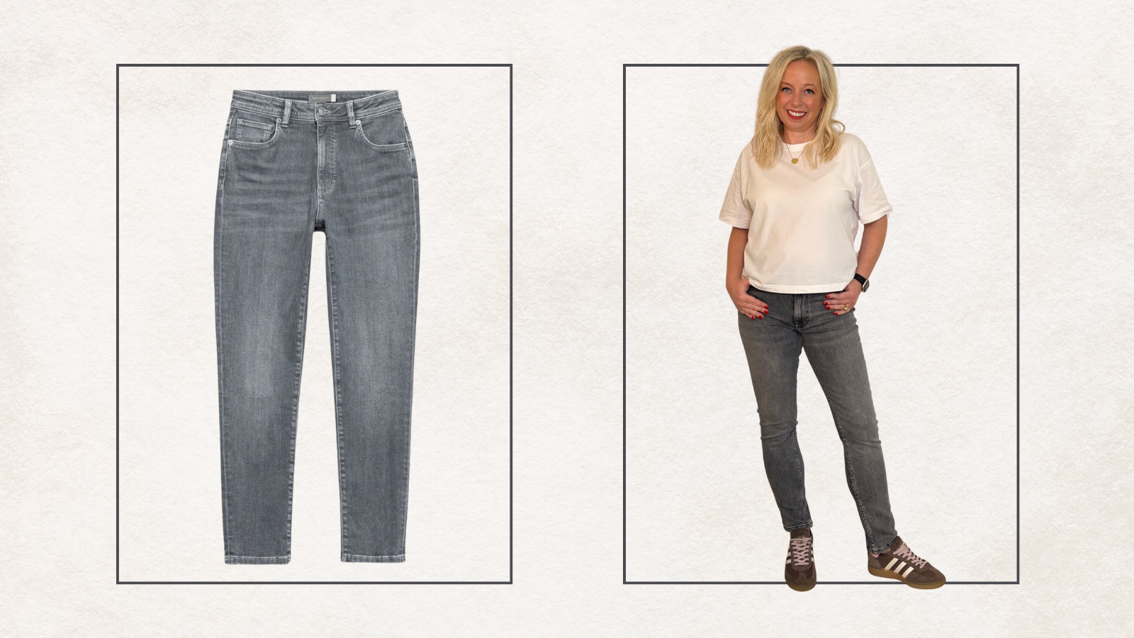 Antonia Kraskowski wearing Mint Velvet slimming jeans