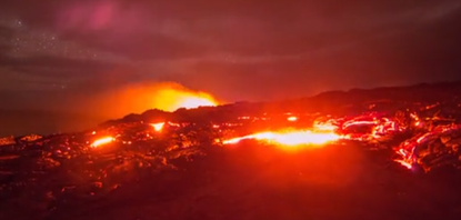This volcano time-lapse is truly stunning