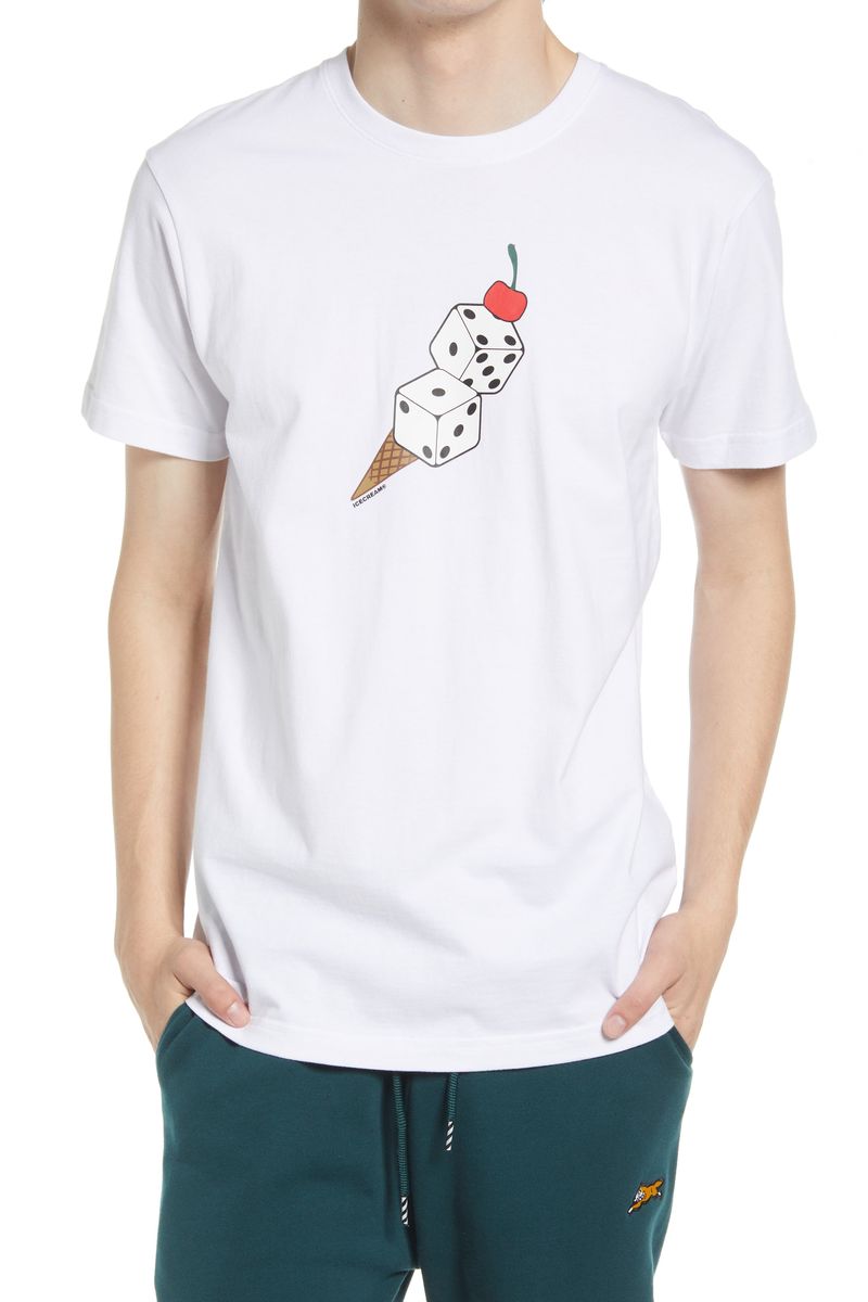 Icecream No Dice Cotton Graphic Tee