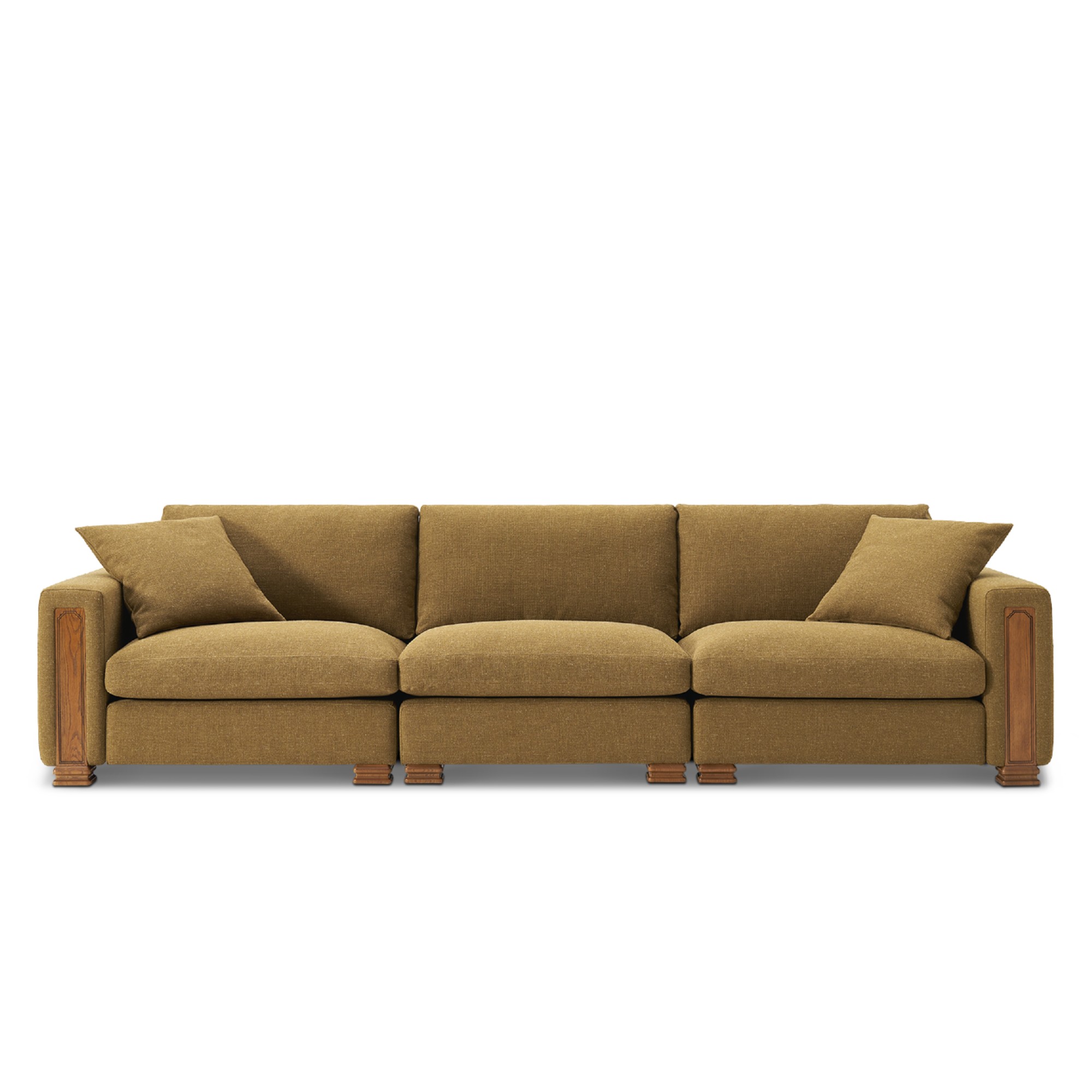 Tan France Kagan Extended 3 Seater Sofa