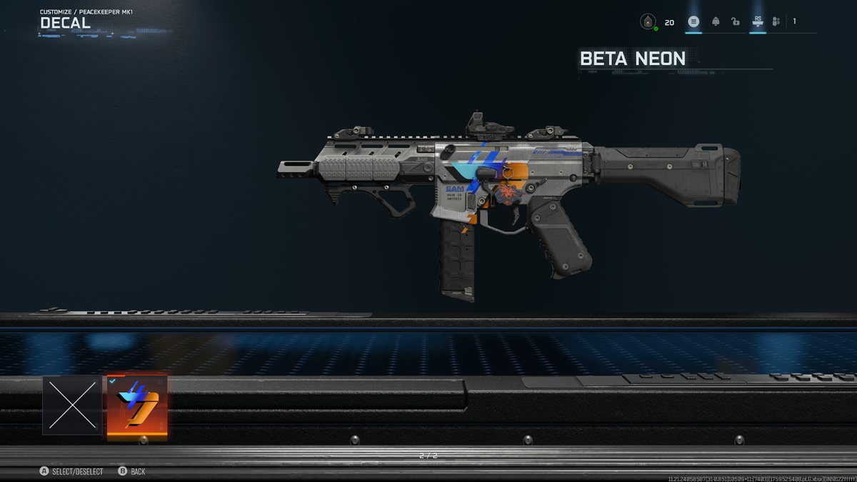 In-game rewards from the Call of Duty: Black Ops 7 beta