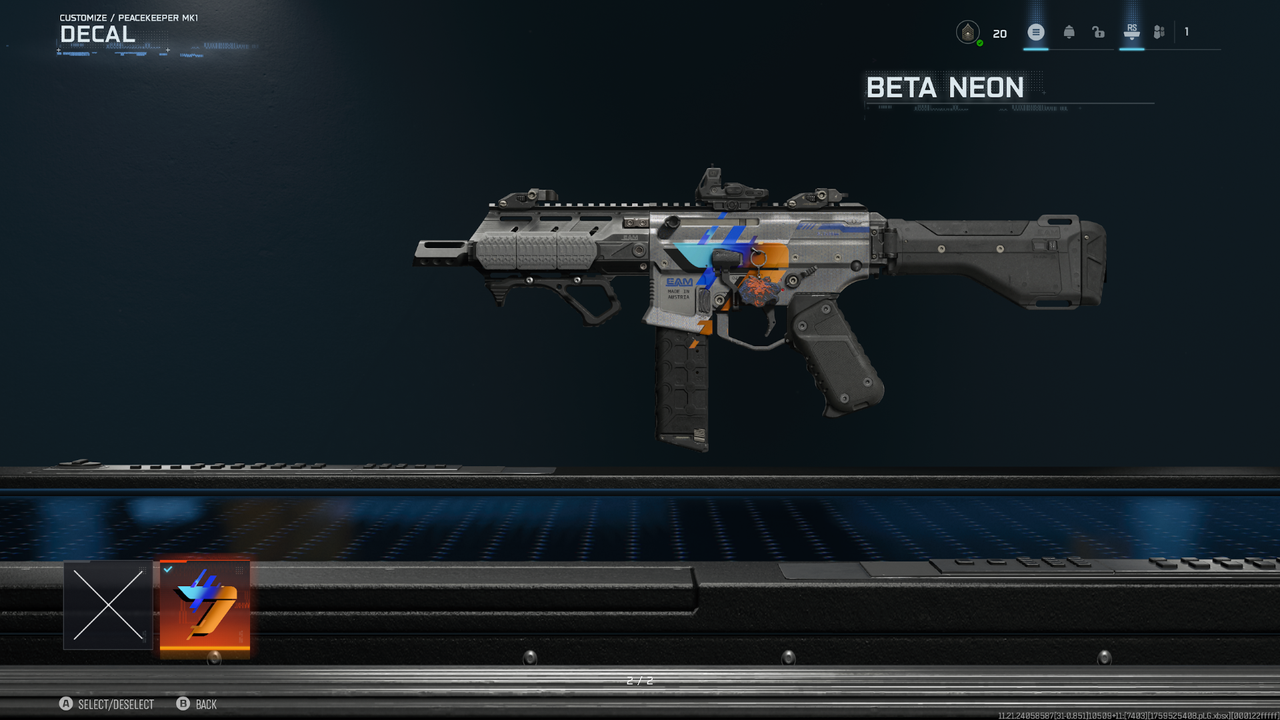 In-game rewards from the Call of Duty: Black Ops 7 beta