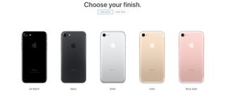iPhone 7 color options