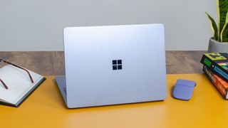 A Microsoft Surface Laptop 13-inch on a desk