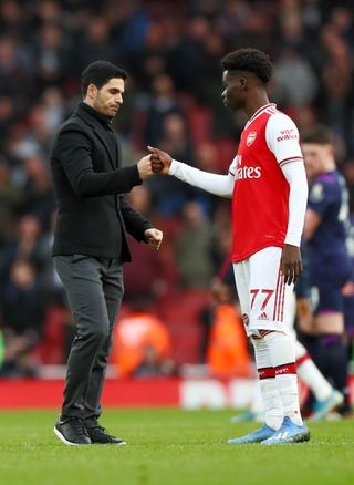 Arsenal manager Mikel Arteta has been impressed by Bukayo Saka’s leadership in recent weeks.