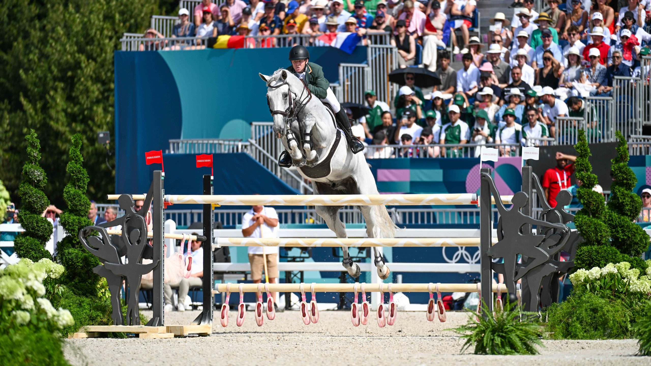 Olympic individual showjumping: Shane Sweetnam, pictured in the team contest, will compete