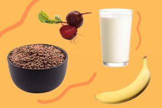 A collage of foods that can help sleep