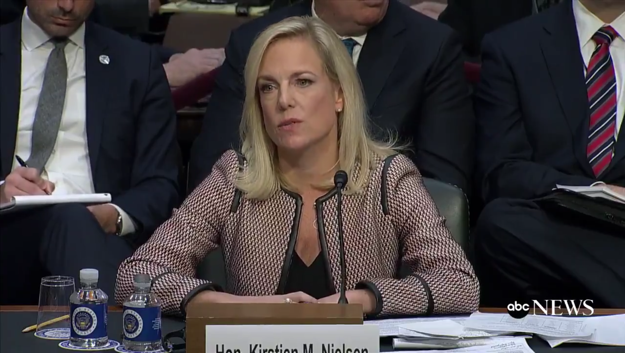 DHS chief Kirstjen Nielsen. 