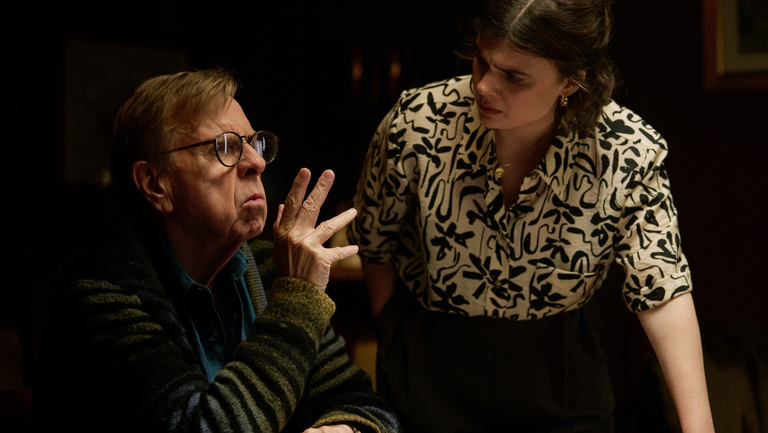Timothy Spall and Gwyneth Keyworth in Death Valley
