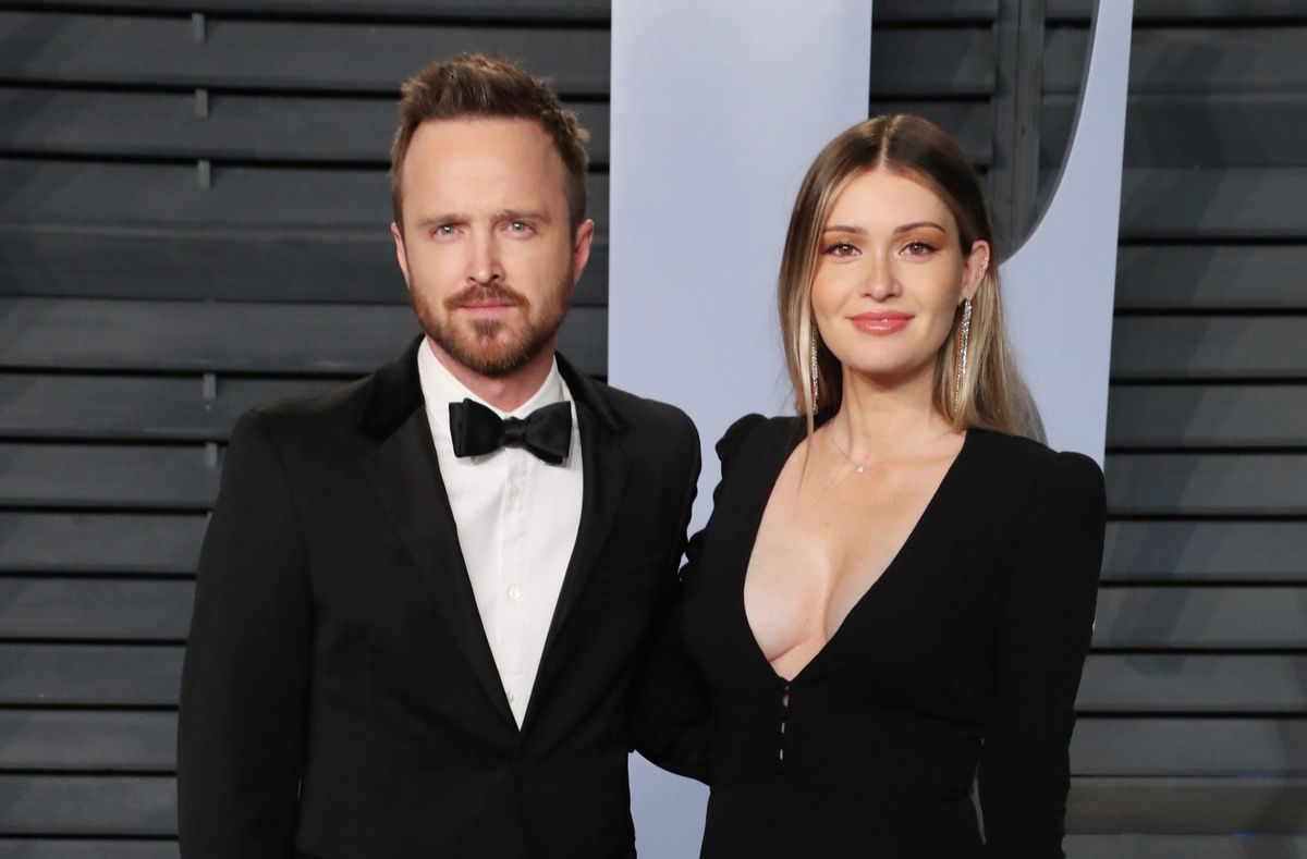 Aaron Paul’s wife responds after fans raise safety fears about baby car
