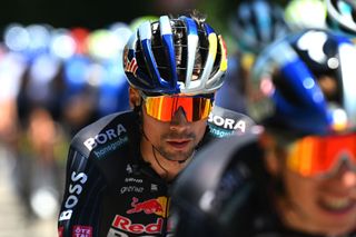 BOLOGNA ITALY JUNE 30 Primoz Roglic of Slovenia and Team Red Bull BORA hansgrohe competes during the 111th Tour de France 2024 Stage 2 a 1992km stage from Cesenatico to Bologna UCIWT on June 30 2024 in Bologna Italy Photo by Dario BelingheriGetty Images