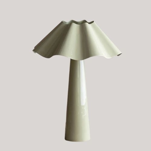 Graham &amp;amp; Green, Eldon Sage Enamel Table Lamp