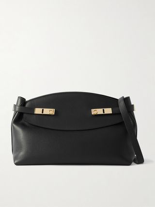 Hug Large Embellished Leather Shoulder Bag