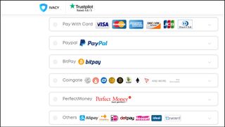 Ivacy VPN Payment Options