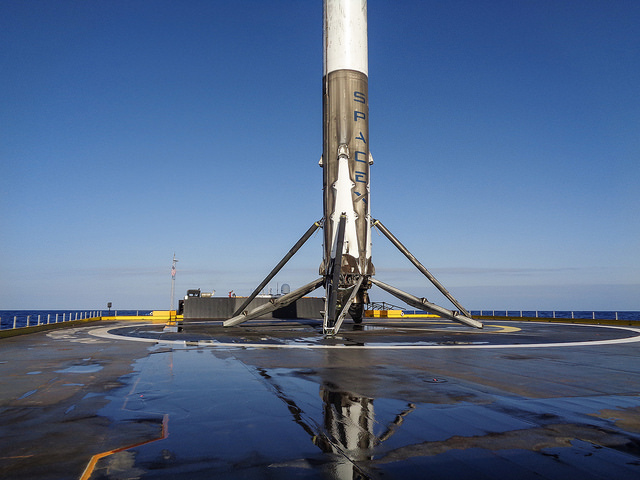 Bullseye! Falcon 9 on Drone Ship