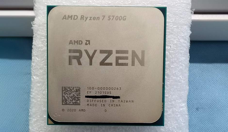 AMD Ryzen 7 5700G APU Pictured, Powered On and Tested | Tom's Hardware