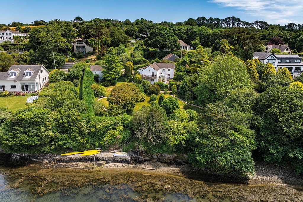 Riverside properties for sale: Ivy Cottage, Trolver Croft, Feock, Truro, Cornwall.
