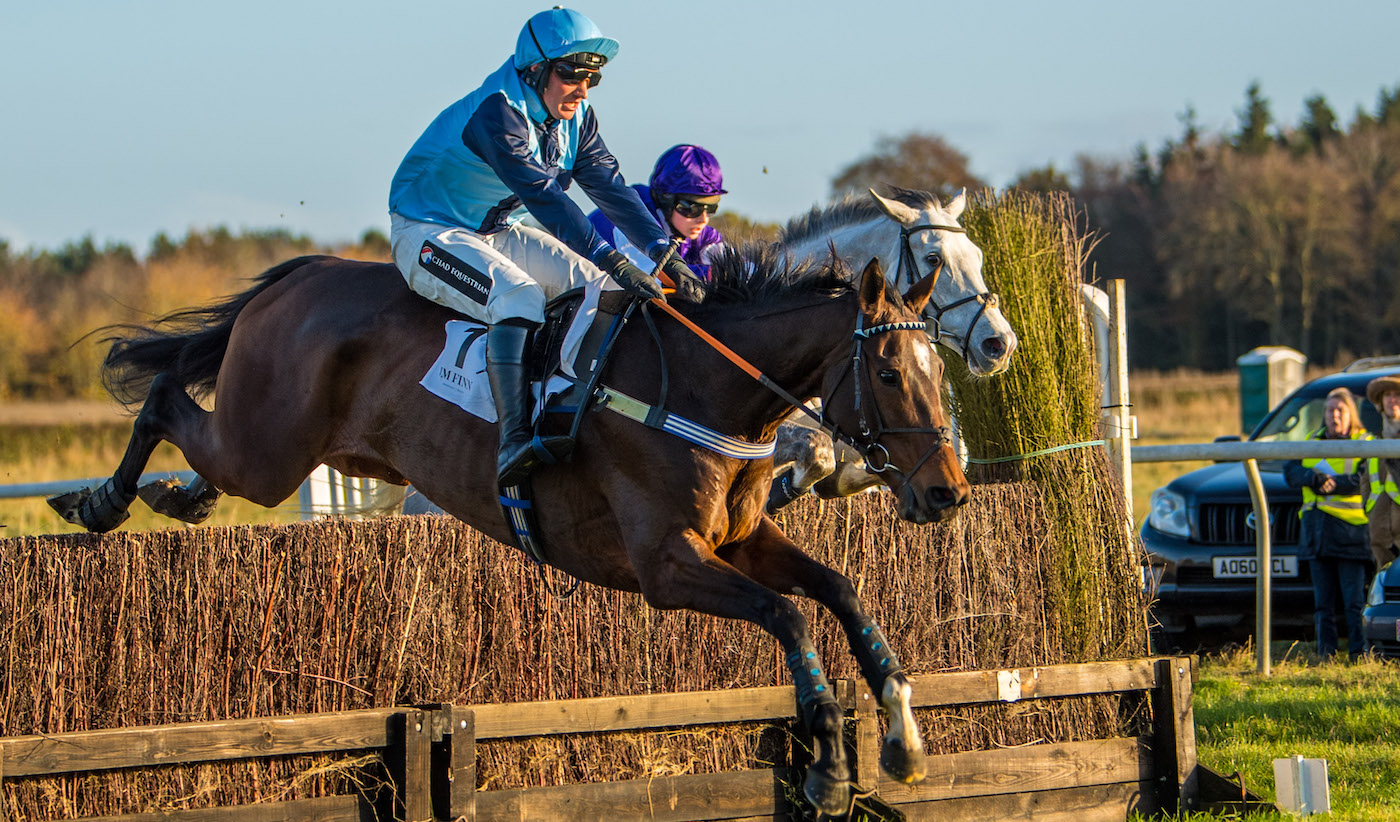 Abunchofmemories-Alex Chadwick winners of the Maiden Race at the Waveney Harriers Point to Point steeplechases at Higham racecouurse on Sunday 21st November 2021