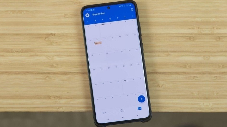 Calendrier Outlook Sur Android 
