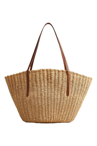 J.Crew Como Woven Straw Tote (Was $118) 