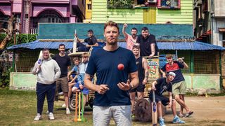 Freddie Flilntoff in Freddie Flintoff's Field of Dreams on Tour