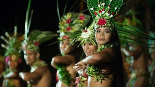 Tahitian dancing at the Intercontinental Tahiti Resort & Spa