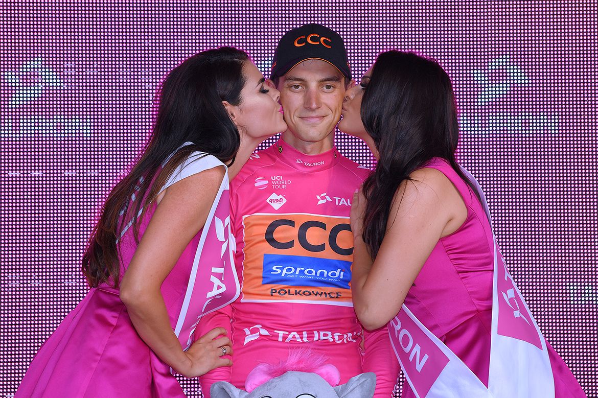 Maciej Paterski (CCC) leads the mountains classification