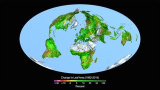 earth gets greener