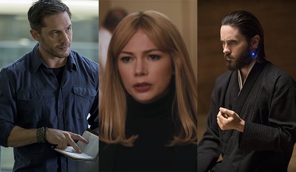 Tom Hardy, Michelle Williams and Jared Leto