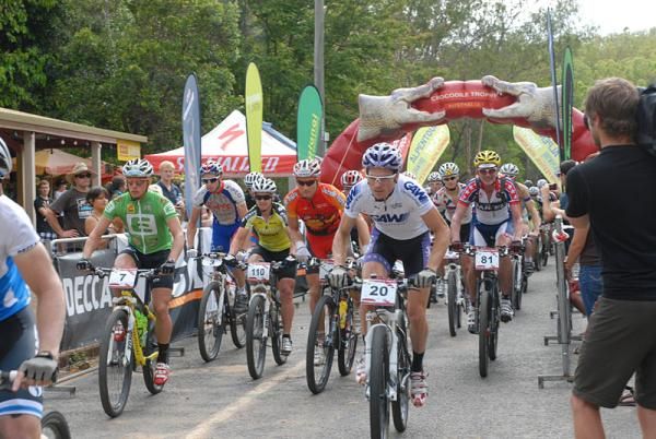 The start of stage 4 of the Crocodile Trophy