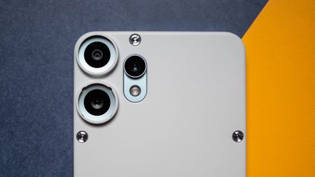 CMF Phone 2 Pro review against colorful background