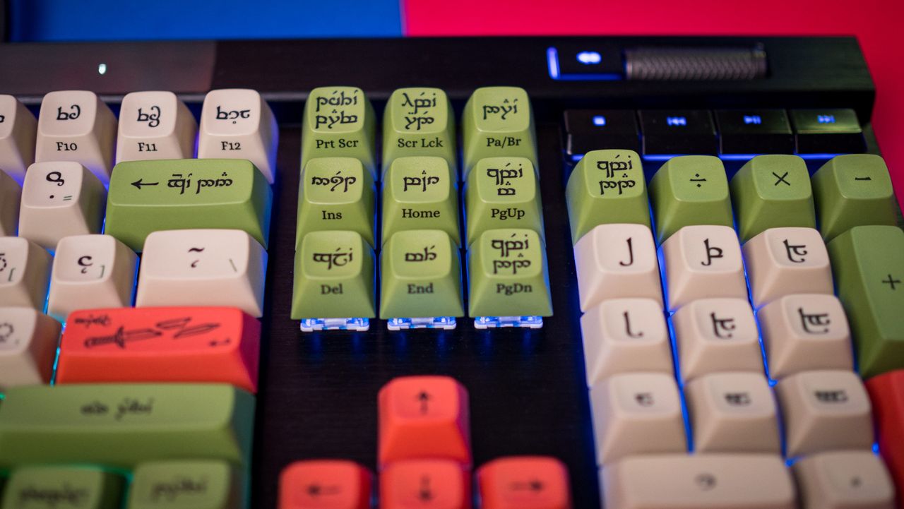 Drop + LOTR Elvish Keycap Set