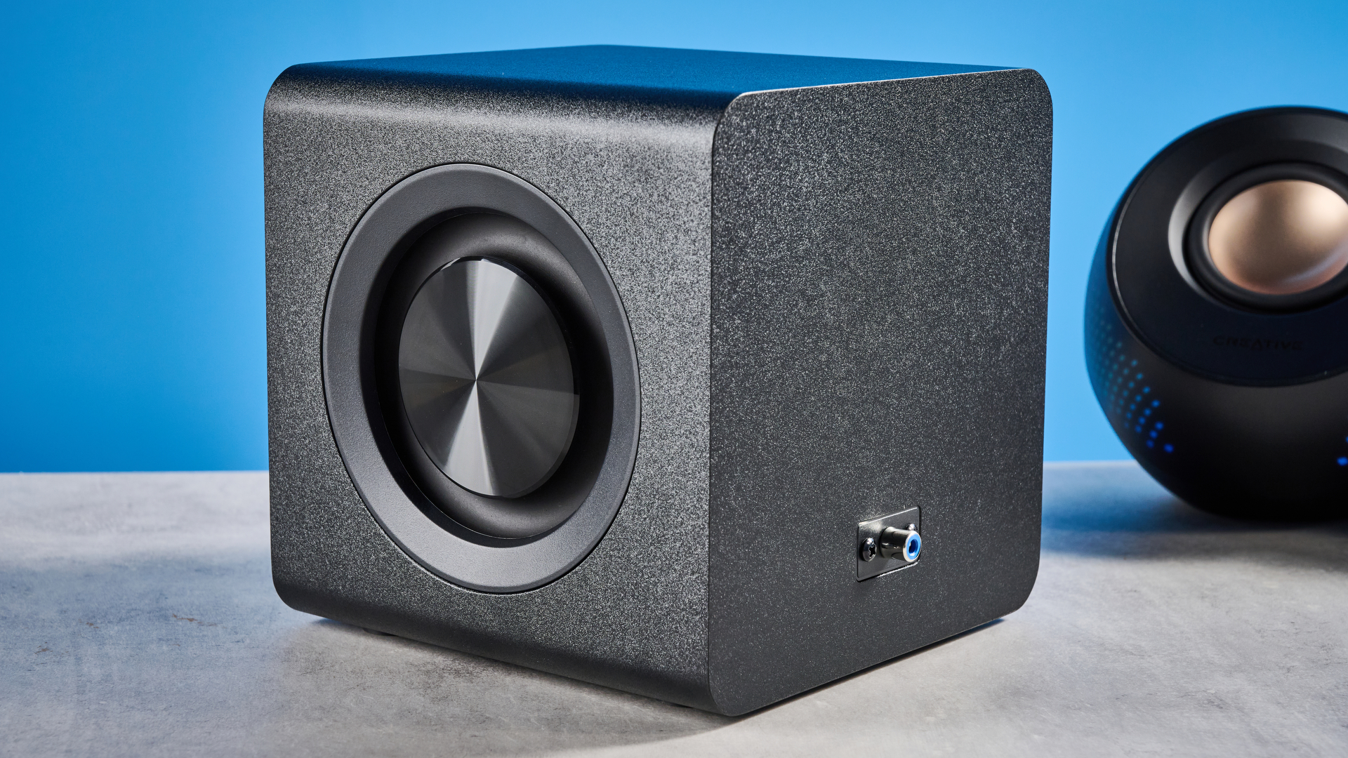 Black Creative Pebble X Plus computer speakers