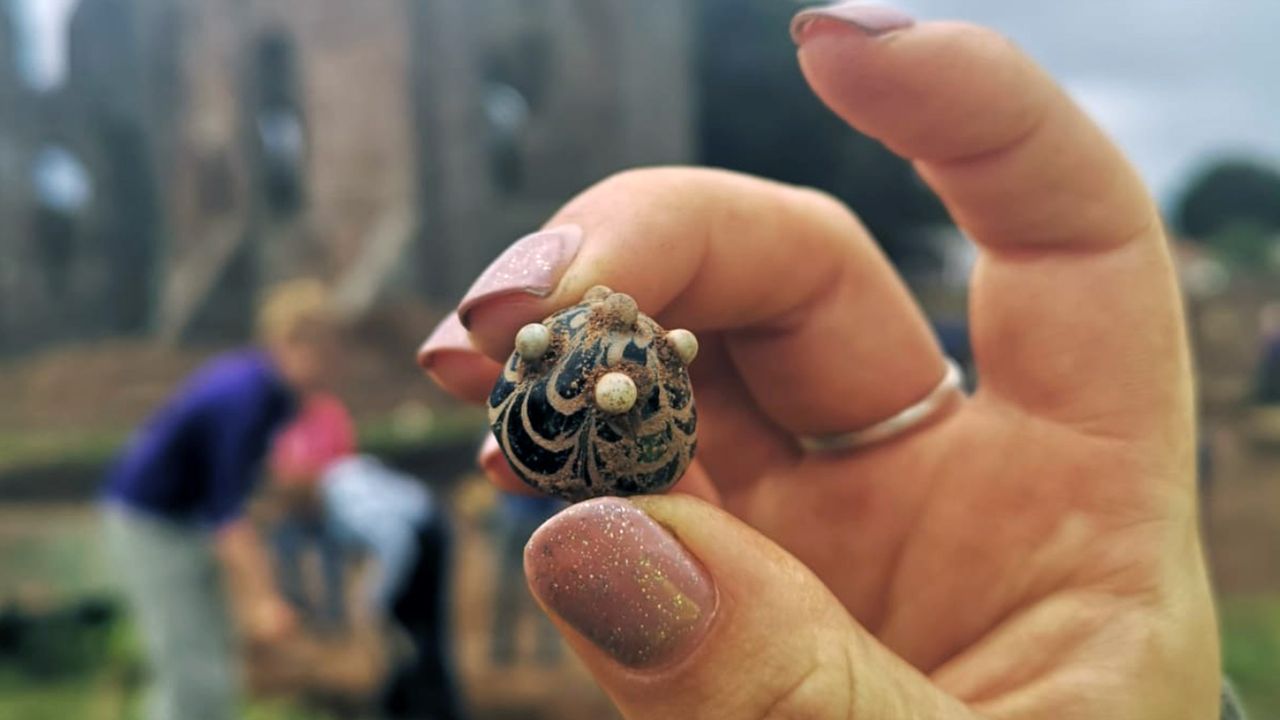 Heather Casswell discovered the gaming piece during a crowdsourced archaeology dig.