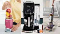 A few of the best Black Friday deals at Target: a NutriBullet blender; a Ninja coffee maker; and a Dyson vacuum.