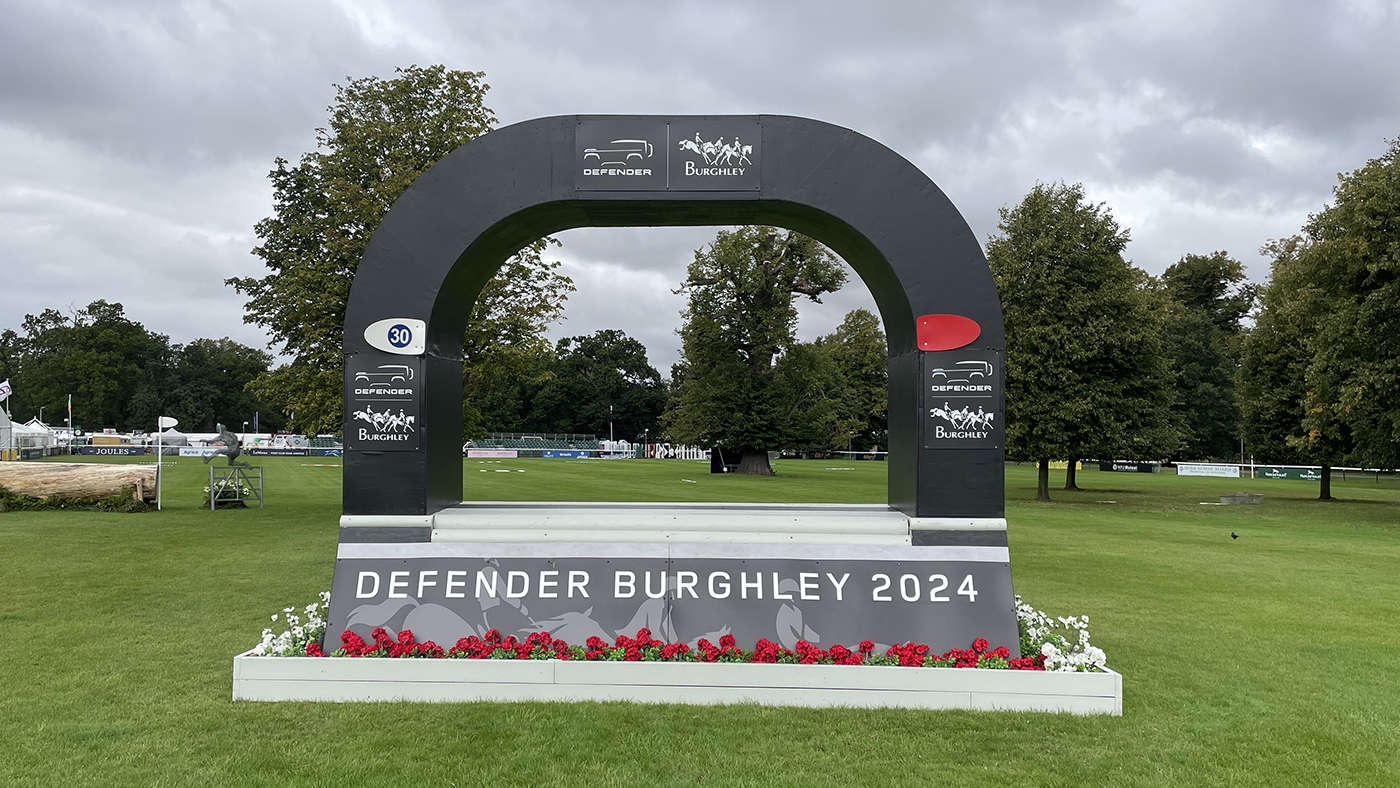 Burghley Horse Trials cross-country course fence 30