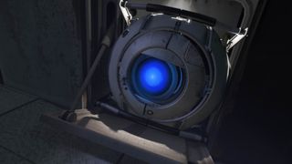 Wheatley, a spherical AI core from Portal 2
