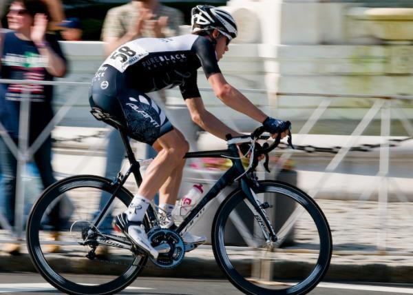 Winner Tim Gudshell (Pure Black Racing) in action