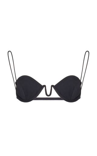 Cup-Detailed Balconette Bikini Top