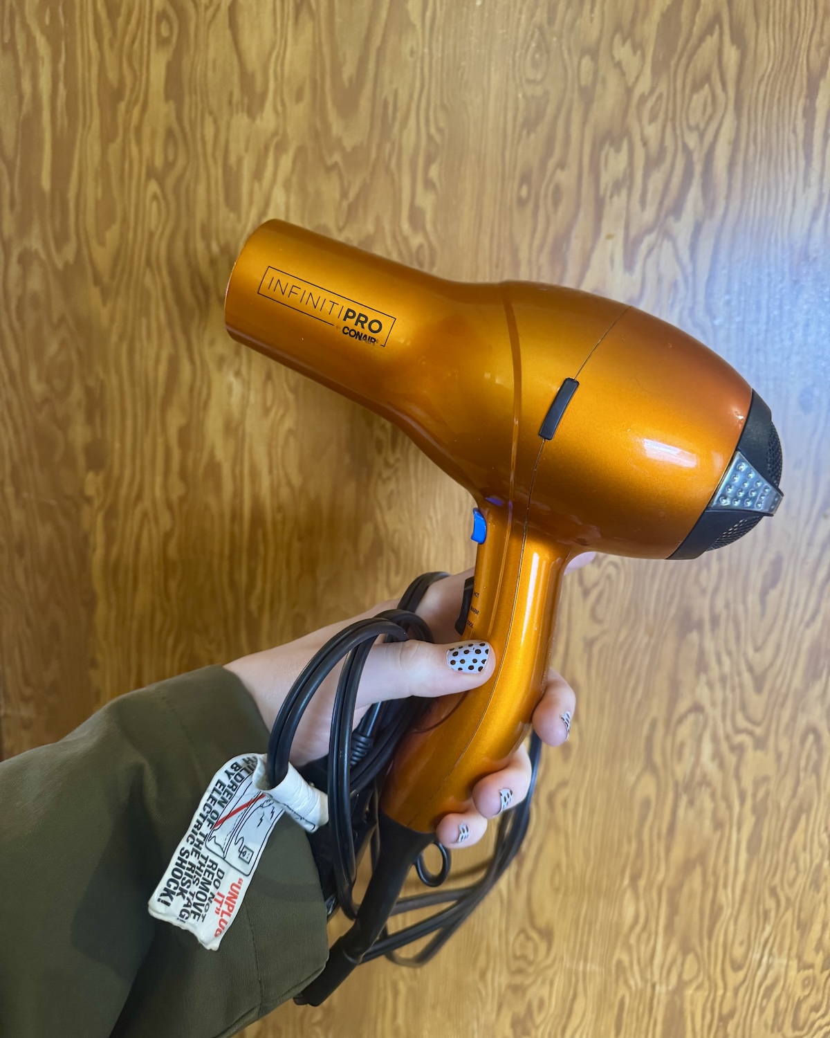 Sophia Vilensky's beloved Conair InfinitiPro hair dryer.