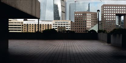 Quiet, empty streets of London during lockdown