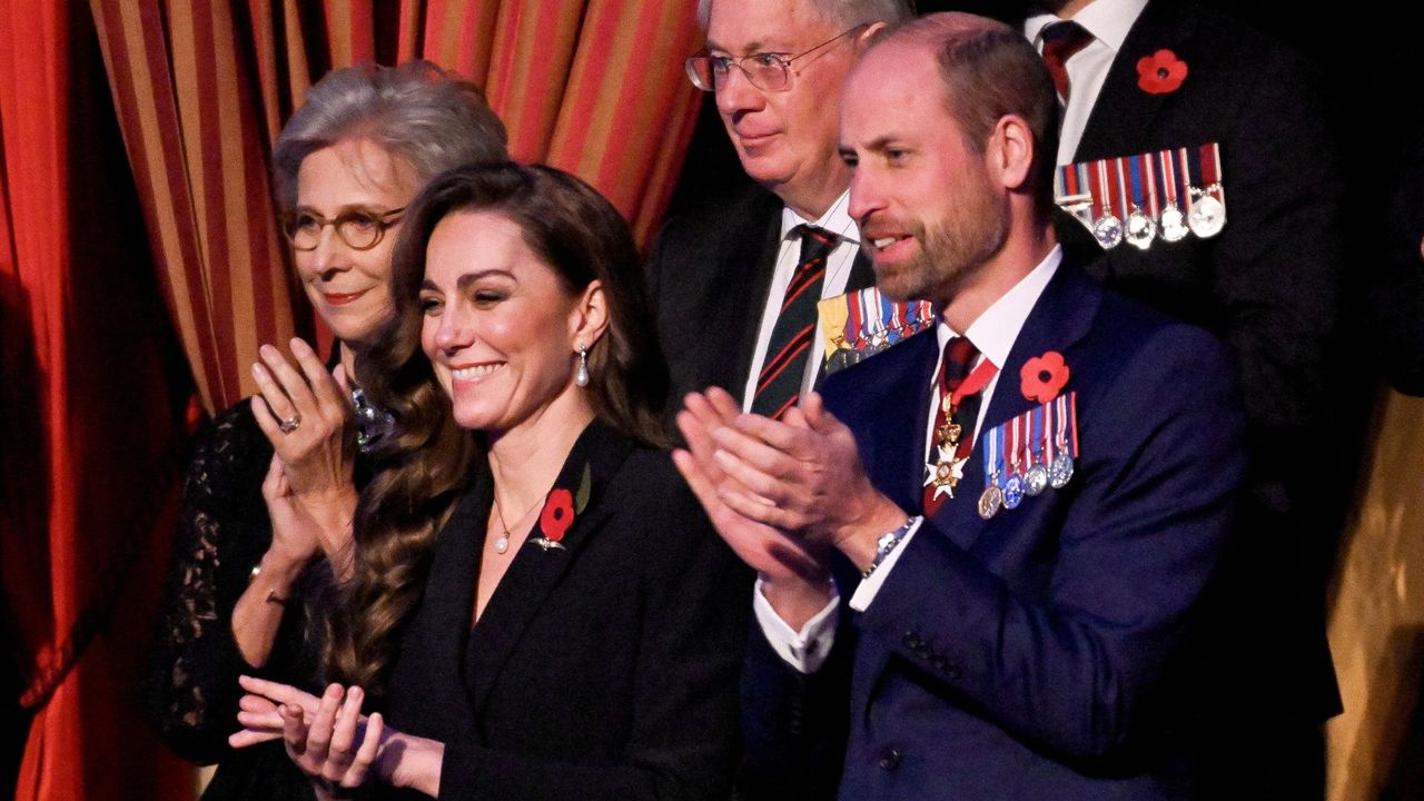 Kate Middleton and Prince William attend Festival of Remembrance on Saturday 10 November 