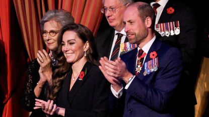 Kate Middleton and Prince William attend Festival of Remembrance on Saturday 10 November 