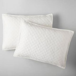 Jeffen Linen Blend Pillow Sham against a white background.