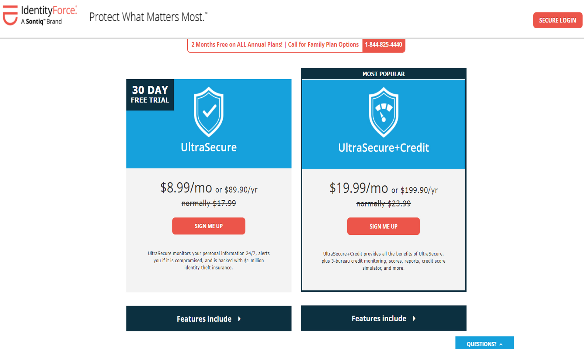IdentityForce UltraSecure+Credit review